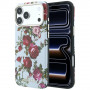 Θήκη MagSafe Guess GUE6026 Blossom Roses Print για Apple iPhone 18 Pro / 17 Pro, μπλε