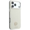 Θήκη MagSafe Guess GUE005545 Grained Round Strass Logo για Apple iPhone 18 Pro / 17 Pro, μπεζ