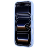 Guess Grained Triangle Logo MagSafe σκληρή θήκη για Apple iPhone 18 Pro / 17 Pro, μπλε