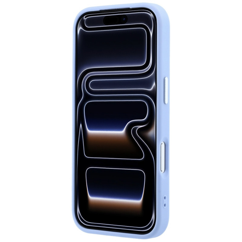 Guess Grained Triangle Logo MagSafe σκληρή θήκη για Apple iPhone 18 Pro / 17 Pro, μπλε