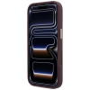Θήκη Guess Ring Stand 360 Grained Classic Logo MagSafe για Apple iPhone 18 Pro / 17 Pro, βυσσινί