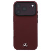 Θήκη Mercedes-Benz Grill Pattern και Πορτοφόλι Καρτών Δερμάτινη MagSafe για Apple iPhone 18 Pro Max / 17 Pro Max, μαύρη