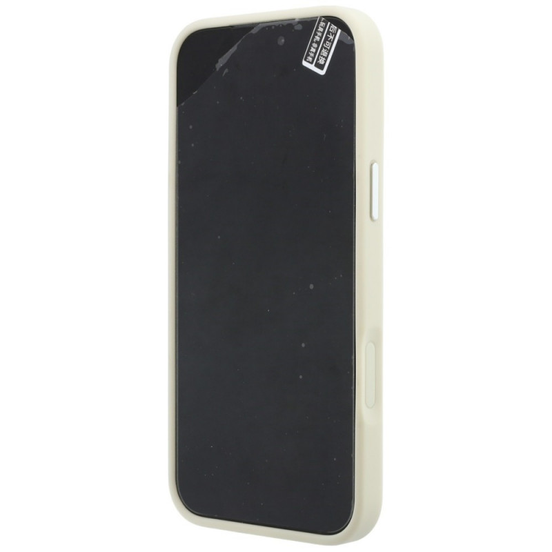 Θήκη Karl Lagerfeld Ring Stand 360 Saffiano Classic Logo MagSafe για Apple iPhone 18 Pro / 17 Pro, μπεζ