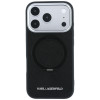 Θήκη Karl Lagerfeld Ring Stand 360 Saffiano Classic Logo MagSafe για Apple iPhone 18 Pro / 17 Pro, μαύρη (KF003179)