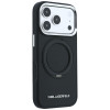 Θήκη Karl Lagerfeld Ring Stand 360 Saffiano Classic Logo MagSafe για Apple iPhone 18 Pro / 17 Pro, μαύρη (KF003179)
