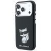 Θήκη Karl Lagerfeld Smooth Choupette Sketch MagSafe για Apple iPhone 18 Pro Max / 17 Pro Max, μαύρη