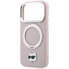 Θήκη Karl Lagerfeld με Ring Stand 360 Choupette Head Pin MagSafe για Apple iPhone 18 Pro Max / 17 Pro Max, ροζ
