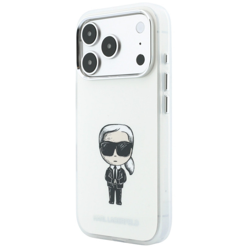 Θήκη Karl Lagerfeld IML Ikonik Sketch Print MagSafe για Apple iPhone 18 Pro Max / 17 Pro Max, Μπεζ (KLD22794)
