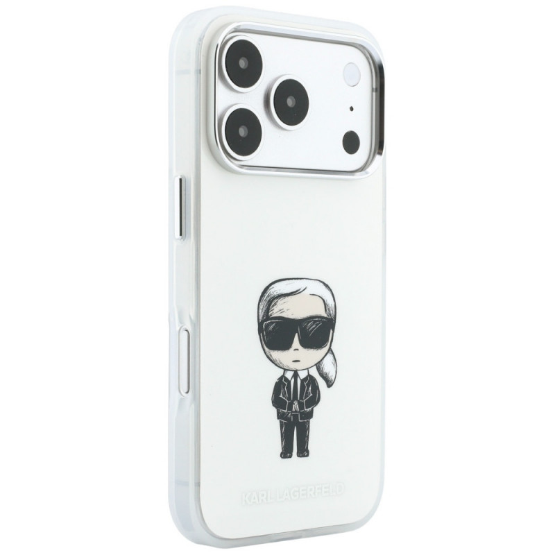 Θήκη Karl Lagerfeld IML Ikonik Sketch Print MagSafe για Apple iPhone 18 Pro Max / 17 Pro Max, Μπεζ (KLD22794)