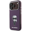 Θήκη Karl Lagerfeld IML Ikonik Sketch Print MagSafe για Apple iPhone 18 Pro / 17 Pro, Burgundy