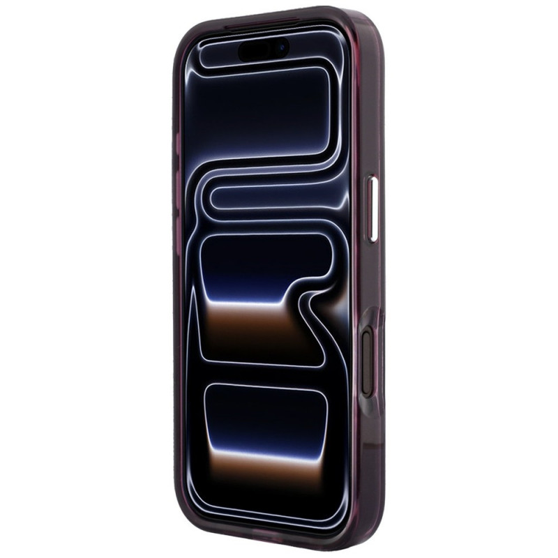 Θήκη Karl Lagerfeld IML Ikonik Sketch Print MagSafe για Apple iPhone 18 Pro / 17 Pro, Burgundy