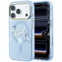 Θήκη MagSafe Karl Lagerfeld Script Logo για Apple iPhone 18 Pro / 17 Pro, γαλάζιο