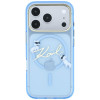 Θήκη MagSafe Karl Lagerfeld Script Logo για Apple iPhone 18 Pro / 17 Pro, γαλάζιο