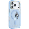 Θήκη Karl Lagerfeld Peekaboo Logo MagSafe για Apple iPhone 18 Pro Max / 17 Pro Max, μπλε