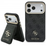 Θήκη Guess 4G με πορτοφόλι, MagSafe, για Apple iPhone 18 Pro / 17 Pro, μαύρη