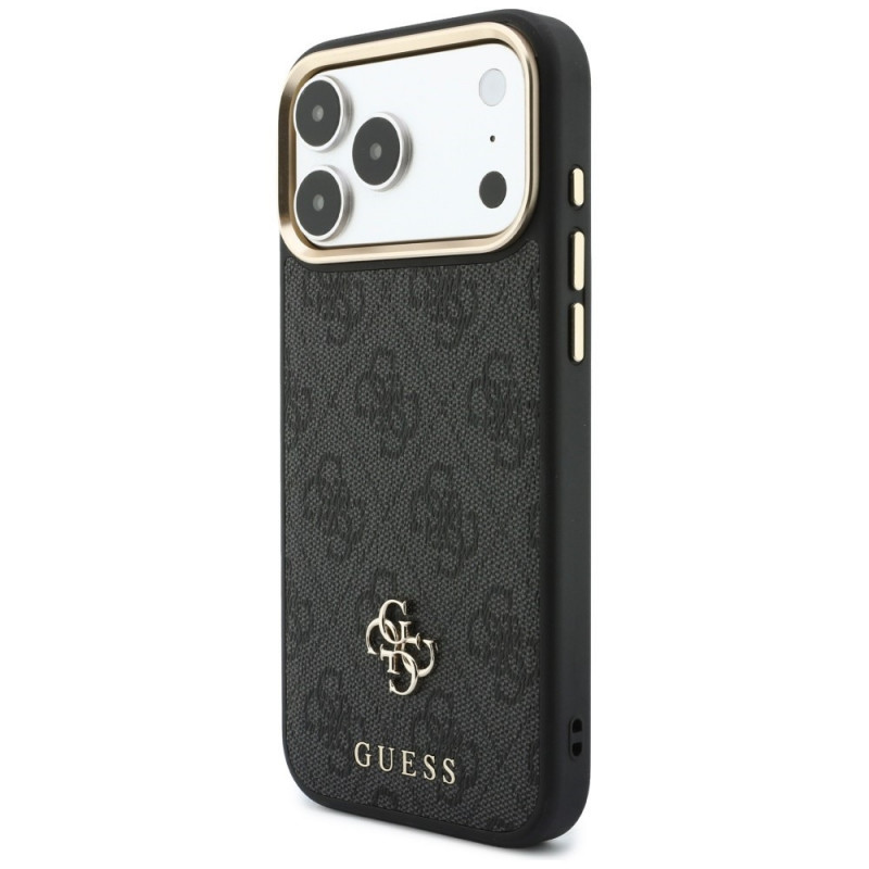 Θήκη Guess 4G με πορτοφόλι, MagSafe, για Apple iPhone 18 Pro / 17 Pro, μαύρη