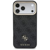 Θήκη Guess 4G με πορτοφόλι, MagSafe, για Apple iPhone 18 Pro / 17 Pro, μαύρη