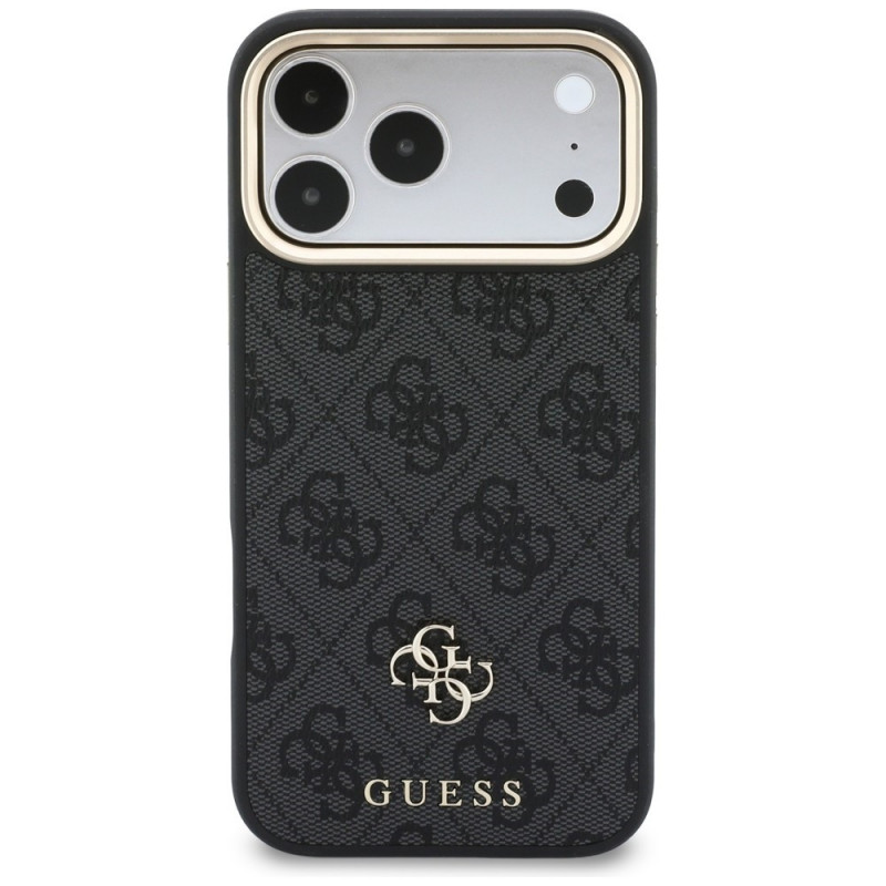 Θήκη Guess 4G με πορτοφόλι, MagSafe, για Apple iPhone 18 Pro / 17 Pro, μαύρη