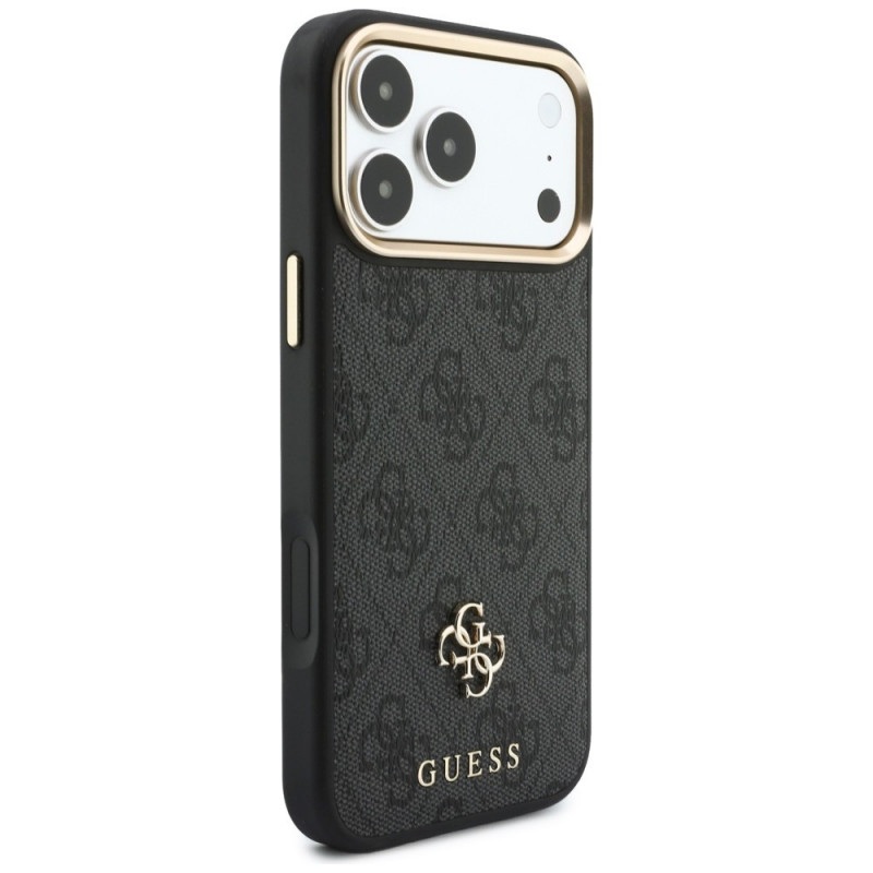 Θήκη Guess 4G με πορτοφόλι, MagSafe, για Apple iPhone 18 Pro / 17 Pro, μαύρη