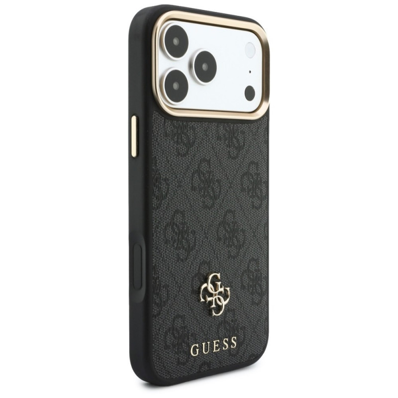 Θήκη Guess 4G με πορτοφόλι και λουράκι, MagSafe, για Apple iPhone 18 Pro / 17 Pro, καφέ