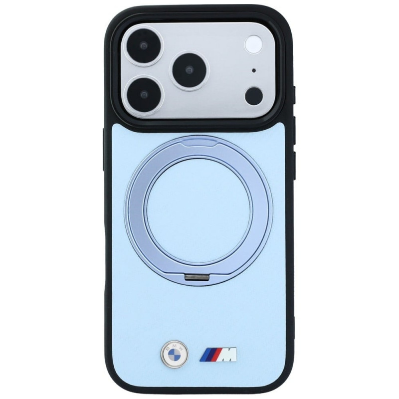 Θήκη BMW Kevlar Ring Stand 360 MagSafe για Apple iPhone 18 Pro Max / 17 Pro Max, μπλε