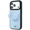 Θήκη BMW Kevlar Ring Stand 360 MagSafe για Apple iPhone 18 Pro / 17 Pro, μπλε
