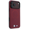 Θήκη BMW M Carbon Printed Ring MagSafe για Apple iPhone 18 Pro / 17 Pro, βυσσινί