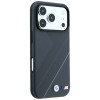 Θήκη BMW M Tire Track with Silver Line MagSafe για Apple iPhone 18 Pro Max / 17 Pro Max, ανθρακί