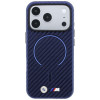 Θήκη BMW M Carbon Printed Ring MagSafe για Apple iPhone 18 Pro Max / 17 Pro Max, ναυτικό μπλε