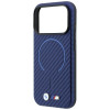 Θήκη BMW M Carbon Printed Ring MagSafe για Apple iPhone 18 Pro Max / 17 Pro Max, ναυτικό μπλε