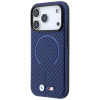 Θήκη BMW M Carbon Printed Ring MagSafe για Apple iPhone 18 Pro / 17 Pro, ναυτικό μπλε