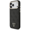 Θήκη Guess 4G Triangle Logo MagSafe για Apple iPhone 18 Pro Max / 17 Pro Max, μαύρο χρυσό