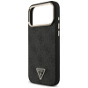 Θήκη Guess 4G Triangle Logo MagSafe για Apple iPhone 18 Pro Max / 17 Pro Max, μαύρο χρυσό