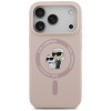 Θήκη Karl Lagerfeld Silicone Karl&Choupette Ring MagSafe για Apple iPhone 18 Pro / 17 Pro, μαύρη