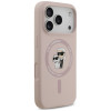 Θήκη Karl Lagerfeld Silicone Karl&Choupette Ring MagSafe για Apple iPhone 18 Pro / 17 Pro, μαύρη
