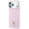 Θήκη Guess Saffiano Small 4G & Classic Logo MagSafe για Apple iPhone 18 Pro / 17 Pro, ροζ
