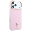 Θήκη Guess Saffiano Small 4G & Classic Logo MagSafe για Apple iPhone 18 Pro / 17 Pro, ροζ