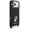 Θήκη Karl Lagerfeld Saffiano Karl&Choupette Metal Pin CBDY Strap για Apple iPhone 18 Pro Max / 17 Pro Max, μαύρη