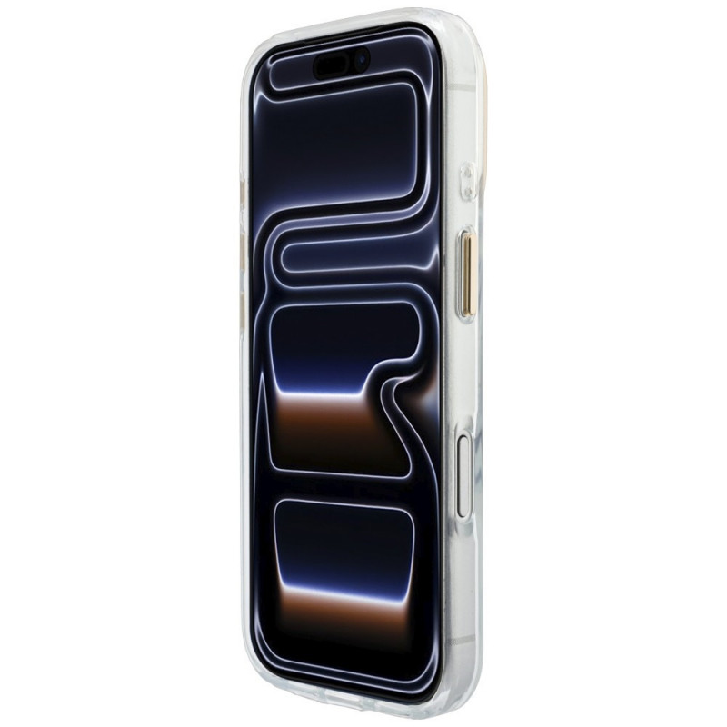 Θήκη Guess IML Script Metal MagSafe για Apple iPhone 18 Pro Max / 17 Pro Max, διαφανής