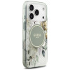 Θήκη Guess IML Flower & Tonal Circle MagSafe για Apple iPhone 18 Pro Max / 17 Pro Max, πράσινη