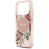 Θήκη Guess IML Flower & Tonal Circle MagSafe για Apple iPhone 18 Pro Max / 17 Pro Max, ροζ