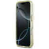 Θήκη Guess IML Glitter Flowers Triangle MagSafe για Apple iPhone 18 Pro Max / 17 Pro Max, πράσινη
