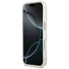 Θήκη Guess IML Glitter Flowers Triangle MagSafe για Apple iPhone 18 Pro Max / 17 Pro Max, Λευκή