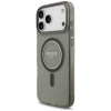 Θήκη Guess IML Glitter Pearl Strap MagSafe για Apple iPhone 18 Pro / 17 Pro, μαύρη