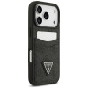 Θήκη τριγωνική Guess 4G Double Card για Apple iPhone 18 Pro / 17 Pro, μαύρη