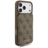 Guess 4G Cardslots & Magnetic Closure Crossbody θήκη για Apple iPhone 18 Pro Max / 17 Pro Max, καφέ