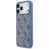 Θήκη τριγωνική Guess 4G Double Card για Apple iPhone 18 Pro Max / 17 Pro Max, μπλε