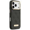 Θήκη Guess 4G Logo Plate MagSafe για Apple iPhone 18 Pro / 17 Pro, Μαύρη