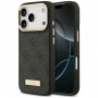 Θήκη Guess 4G Logo Plate MagSafe για Apple iPhone 18 Pro Max / 17 Pro Max, Μαύρη
