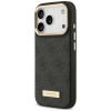 Θήκη Guess 4G Logo Plate MagSafe για Apple iPhone 18 Pro Max / 17 Pro Max, Μαύρη